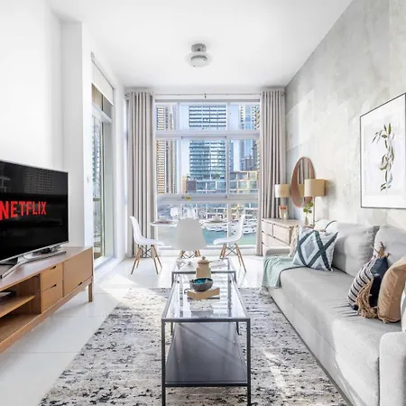 شقة Guestready - Right On The Waterfront دبي المظهر الخارجي الصورة